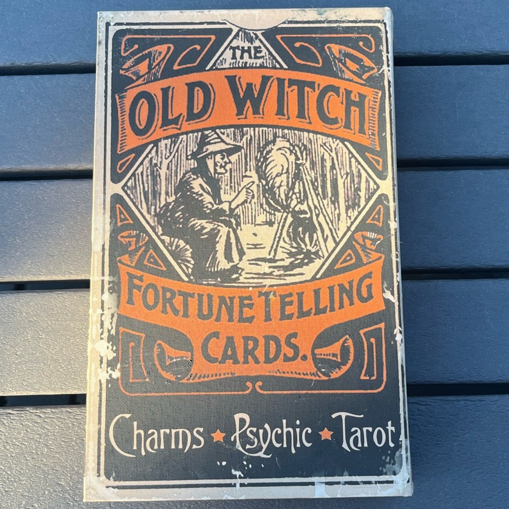 Homegoods; Wooden; 'Old Witch'; Decorative Fake Book/Box; 11x7x2.5in - Picture 6 of 8